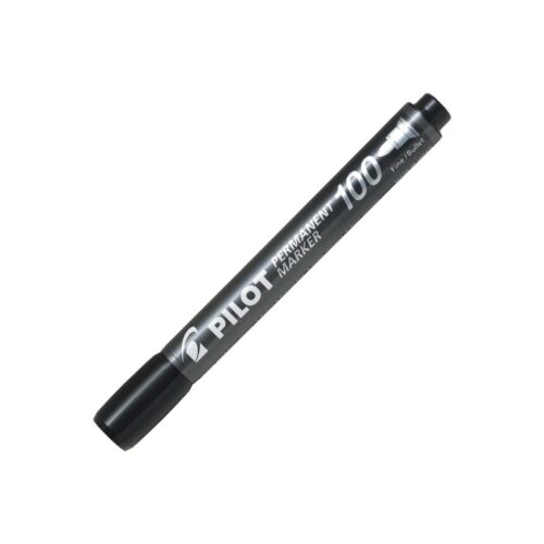 Pilot 100 Permanent 3 Black Marker Pen - 4.5mm Bullet Tip for Precise Marking 8 Pilot 100 Permanent 1 Black Marker Pen – 4.5mm Bullet Tip for Precise Marking