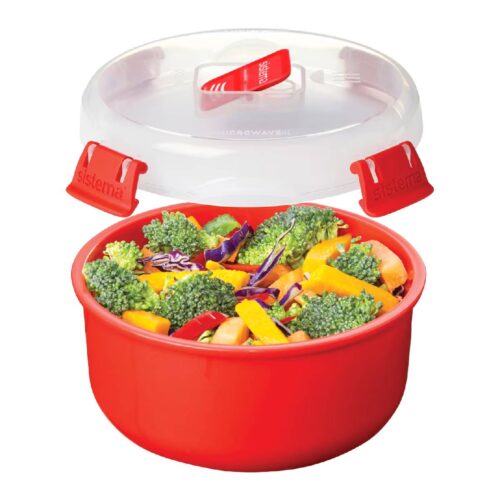 Sistema Microwave Round Bowl 850ml (4 Pack) – BPA-Free Plastic 8 Sistema Microwave Round Bowl 915ml – BPA-Free Plastic