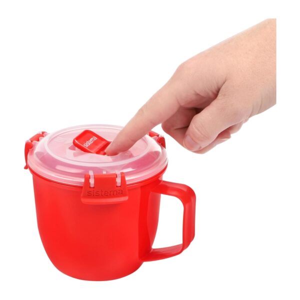 Sistema Microwave Small Soup Mug 565ml – BPA-Free Plastic