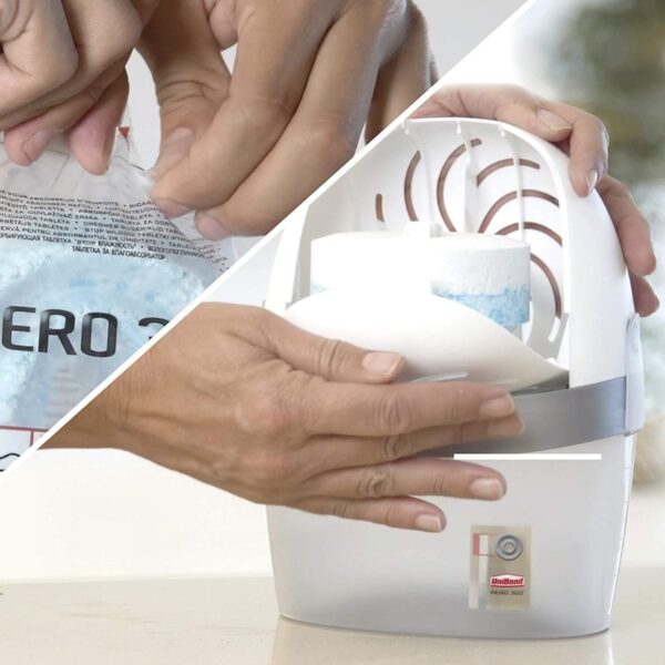 UniBond AERO 360° Lavender Refills (2 x 450g) – Moisture Absorber with Relaxing Scent 5 UNB ARO PUR 6