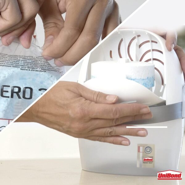 UniBond AERO 360° Waterfall Freshness Refills (2 x 450g) – Moisture Absorber with Fresh Scent 6 UNB ARO YEL 5