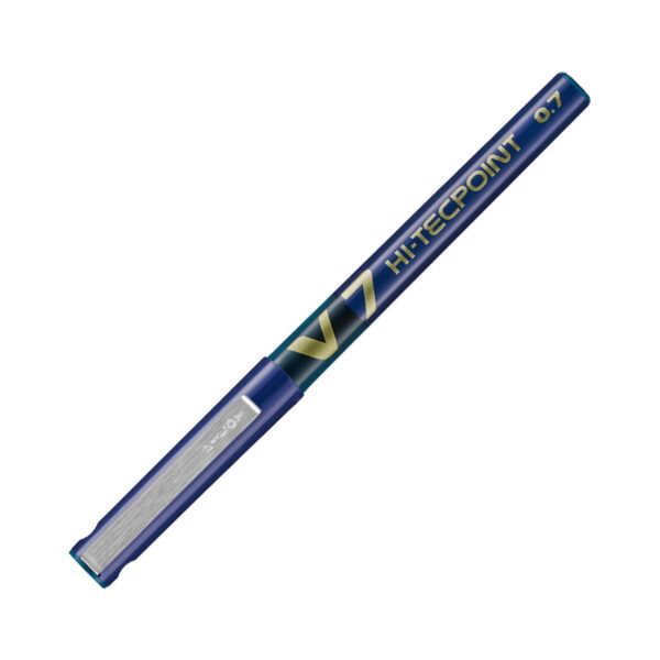 V7-BLU.jpg Pilot V7 1 Blue Hi-Tecpoint 0.7mm Pen – Medium Needle Point for Accurate, Smooth Writing