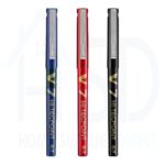 Pilot V7 3 Pen Set (Black, Blue & Red) Hi-Tecpoint 0.7mm Pen – Medium Needle Point for Accurate, Smooth Writing