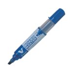 Pilot 1 Blue V Board Marker – Medium Chisel Tip for Precise Whiteboard Presentations