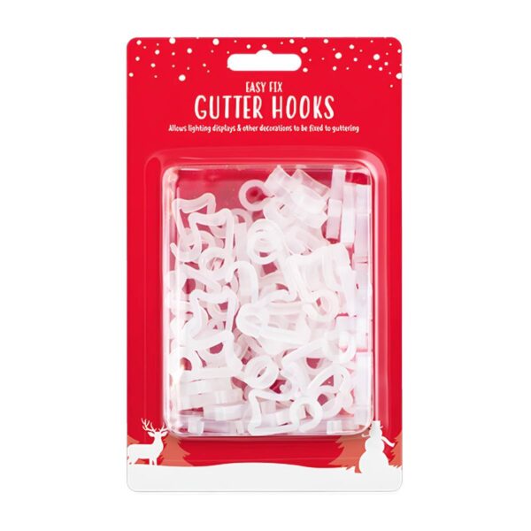XMS-GUH Gutter Light Hooks – Set of 32 for Easy Light Installation