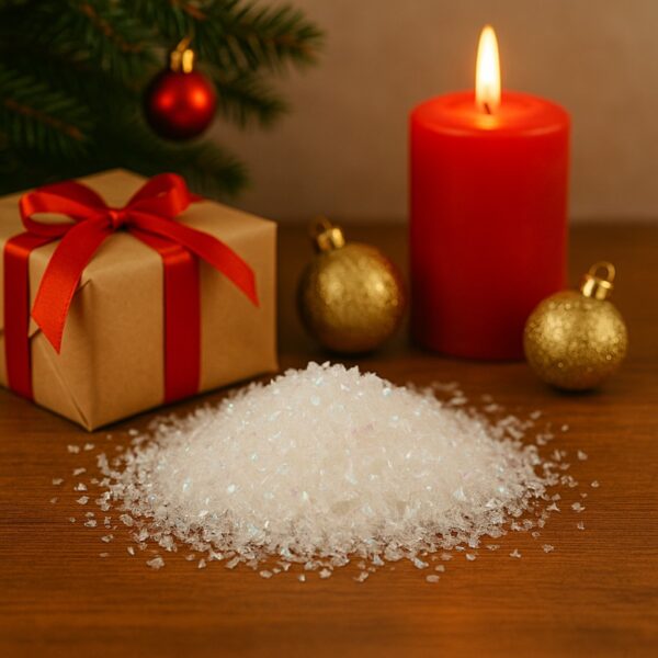 Artificial Confetti Snow Iridescent 50g – Perfect for Christmas, Holiday & Party Decorations 3 Artificial Confetti Snow Iridescent 50g – Perfect for Christmas, Holiday & Party Decorations