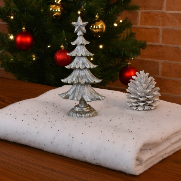 Snow Blanket with Glitter - 120x90cm for Christmas and Party Decor 3 XMS SNW 8609 4