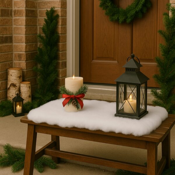 Snow Blanket - 240x90cm for Christmas and Party Decor 3 Snow Blanket – 50x80cm for Christmas and Party Decor
