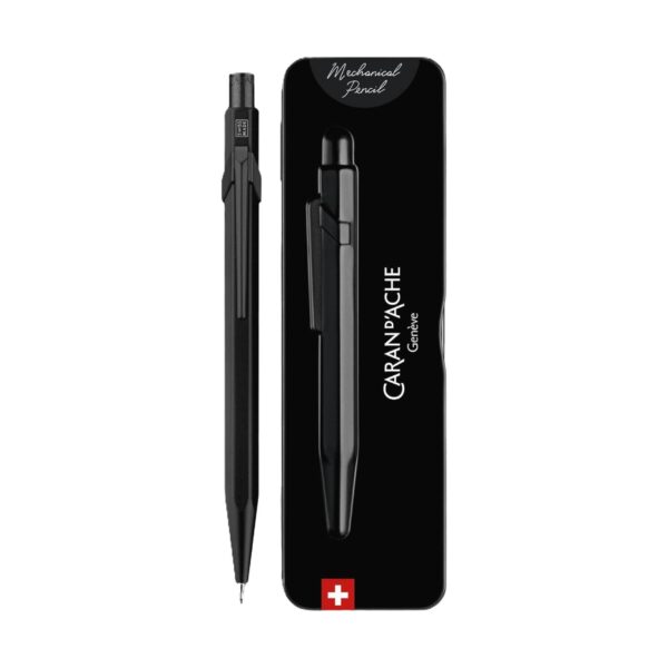 Caran d'Ache Fix Pencil 2mm Black Code Special Edition - Mechanical Pencil with Sharpener & Lead 1 Caran d’Ache Fix Pencil 2mm Black Code Special Edition – Mechanical Pencil with Sharpener & Lead