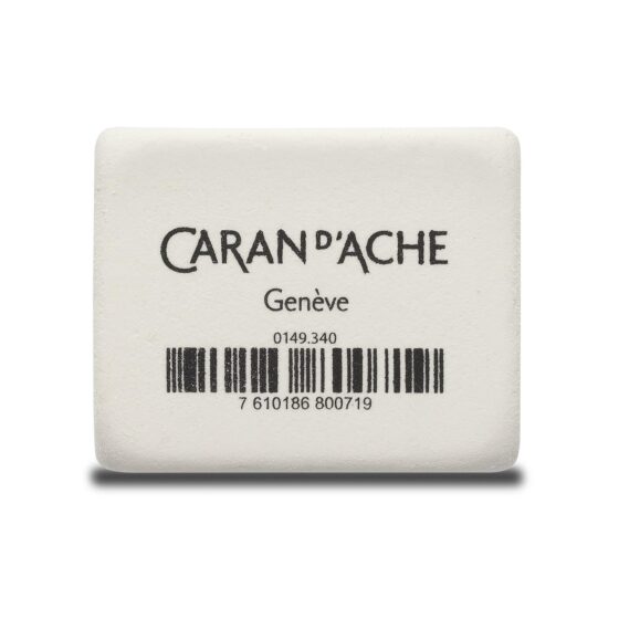 Caran d’Ache Large White Pencil Eraser – Soft, Phthalate-Free & Durable