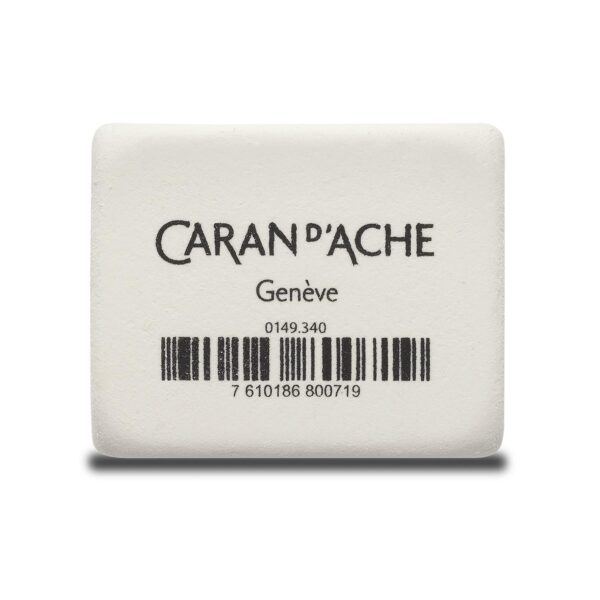 0149_340 Caran d’Ache Large White Pencil Eraser – Soft, Phthalate-Free & Durable