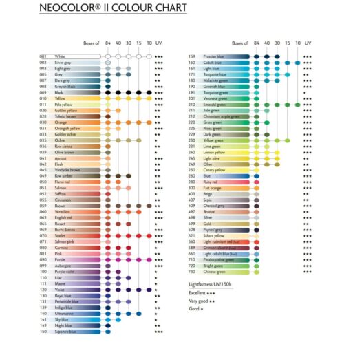 Caran d'Ache Neocolor II Watercolour Crayons – Choose Any Colour from 84 Artists’ Shades 6 Caran d'Ache Neocolor II Watercolour Crayons – Choose Any Colour from 84 Artists’ Shades - Image 2