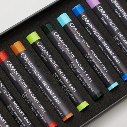 Caran d'Ache Neoart 6901 Artist Wax Oil Pastels – 12 Assorted Colours in Cardboard Box 7 Caran d’Ache Neoart 6901 Artist Wax Oil Pastels – 12 Assorted Colours in Cardboard Box