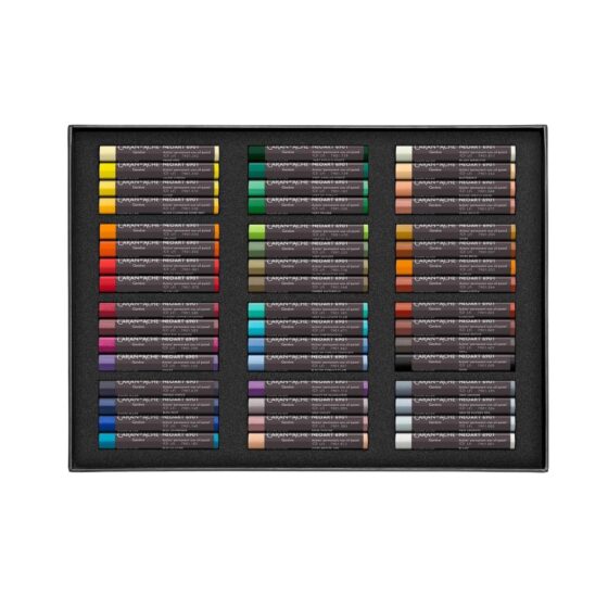 Caran d’Ache Neoart 6901 Artist Wax Oil Pastels – 48 Assorted Colours in Cardboard Box