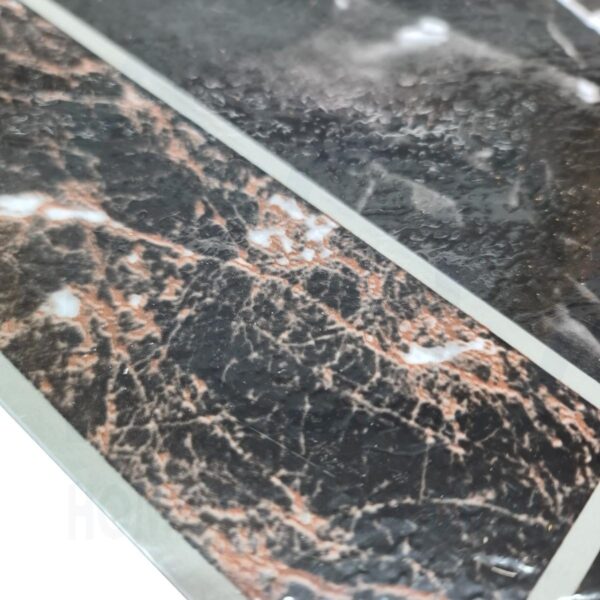 Tiletastic Dark Square Marble Effect Adhesive Vinyl Floor Tiles – 30.5 × 30.5 cm, 0.9 cm Marble Style 5 Tiletastic Dark Square Marble Effect Adhesive Vinyl Floor Tiles – 30.5 × 30.5 cm, 0.9 cm Marble Style