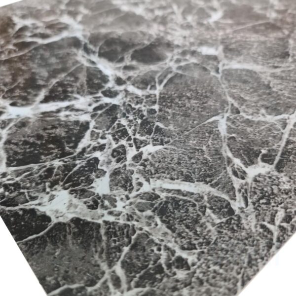 Tiletastic Dark Marble Effect Adhesive Vinyl Floor Tiles – 30.5cm × 30.5cm Glossy Marble Look 1 Tiletastic Dark Marble Effect Adhesive Vinyl Floor Tiles – 30.5cm × 30.5cm Glossy Marble Look