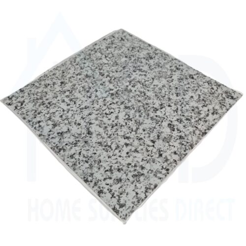 Tiletastic White Granite Stone Effect Adhesive Vinyl Floor Tiles - 30.5cm x 30.5cm x 0.9cm 4 Tiletastic White Granite Stone Effect Adhesive Vinyl Floor Tiles – 30.5cm x 30.5cm x 0.9cm