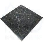 Tiletastic Black Slate Stone Effect Adhesive Vinyl Floor Tiles – 30.5cm x 30.5cm x 0.9cm