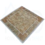 Tiletastic Light Sand Stone Mosaic Stone Effect Adhesive Vinyl Floor Tiles 30.5cm x 30.5cm x 0.9cm