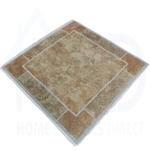 Tiletastic Light Sand Stone Mosaic Stone Effect Adhesive Vinyl Floor Tiles 30.5cm x 30.5cm x 0.9cm 5 Tiletastic Light Sand Stone Mosaic Stone Effect Adhesive Vinyl Floor Tiles 30.5cm x 30.5cm x 0.9cm