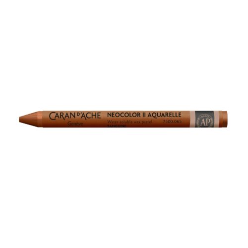 Caran d’Ache Neocolor II Water-Soluble Wax Pastels – Artist 84 Professional Shades – 065 Russet