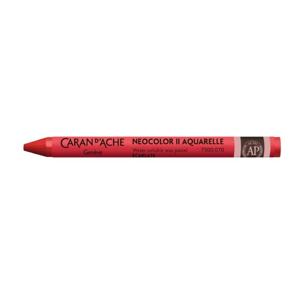 Item0-6axvpS.jpg Caran d’Ache Neocolor II Water-Soluble Wax Pastels – 070 Scarlet – Artist 84 Professional Shades