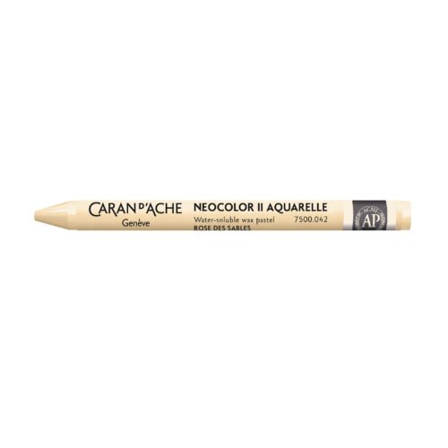 Caran d’Ache Neocolor II Water-Soluble Wax Pastels – Artist 84 Professional Shades – 042 Flesh