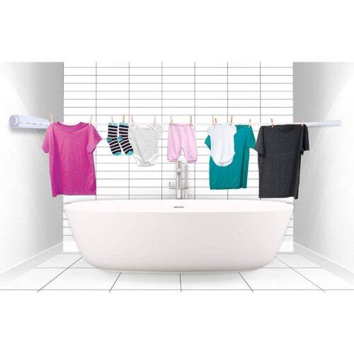 Minky 5 Retractable Washing Line – White, 15m Drying Space for Indoor & Outdoor Use 14 Minky 5 Retractable Washing Line – White, 15m Drying Space for Indoor & Outdoor Use