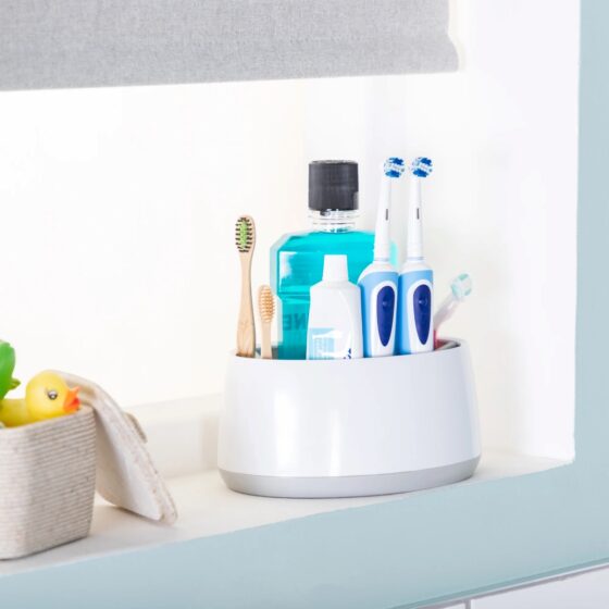 Minky XL Bathroom Storage Caddy – Large Durable Organiser for Bathroom Essentials