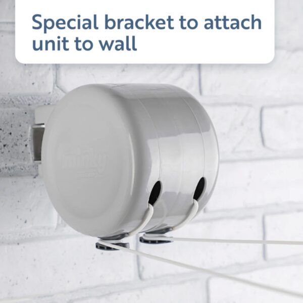 Minky Retractable Reel Washing Line – 30m Drying Space, Durable & Convenient