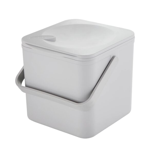 Minky Food Caddy 3.5L – Grey, Eco-Friendly 100% Recycled Kitchen Waste, Peg & Craft Organizer 2 Minky Food Caddy 3.5L – Grey, Eco-Friendly 100% Recycled Kitchen Waste, Peg & Craft Organizer