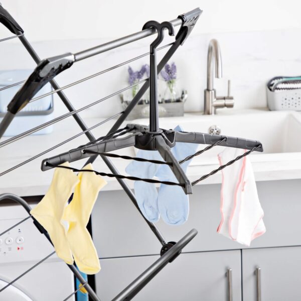 Minky SureGrip Folding Airer Dryer – Compact, Peg-Free Clothes Drying Solution 1 Minky SureGrip Folding Airer Dryer – Compact, Peg-Free Clothes Drying Solution