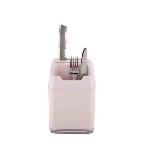 Minky Utensil Caddy – Dusty Pink, Stylish & Compact Kitchen Organiser 4 Minky Utensil Caddy – Dusty Pink, Stylish & Compact Kitchen Organiser