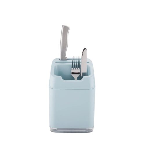 Minky Utensil Caddy – Slate Blue, Stylish & Compact Kitchen Organiser