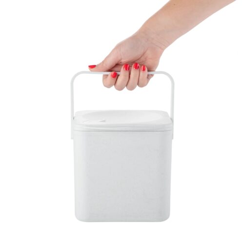 Minky Food Caddy 3.5L – Speckled White, Eco-Friendly 100% Recycled Kitchen Waste, Peg & Craft Organizer 8 Minky Food Caddy 3.5L – Speckled White, Eco-Friendly 100% Recycled Kitchen Waste, Peg & Craft Organizer
