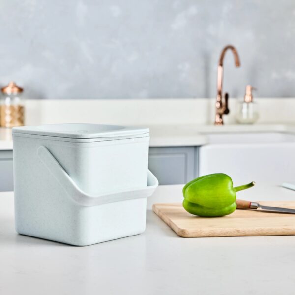 Minky Food Caddy 3.5L – Speckled White, Eco-Friendly 100% Recycled Kitchen Waste, Peg & Craft Organizer 4 Minky Food Caddy 3.5L – Speckled White, Eco-Friendly 100% Recycled Kitchen Waste, Peg & Craft Organizer