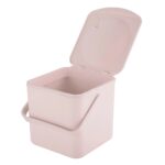 Minky Food Caddy 3.5L – Pink, Eco-Friendly 100% Recycled Kitchen Waste, Peg & Craft Organizer