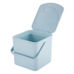 Minky Food Caddy 3.5L – Slate Blue, Eco-Friendly 100% Recycled Kitchen Waste, Peg & Craft Organizer