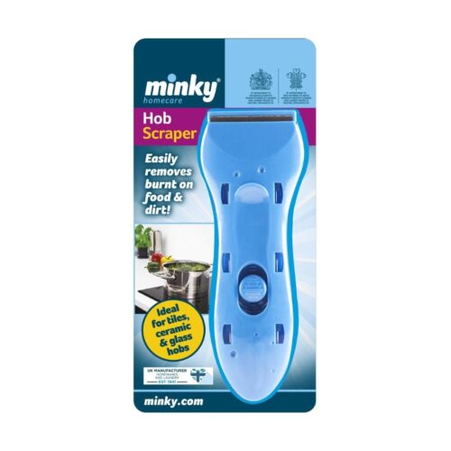 Minky Hob & Oven Scraper with 5 Replaceable Blades – Durable Kitchen Cleaning Tool