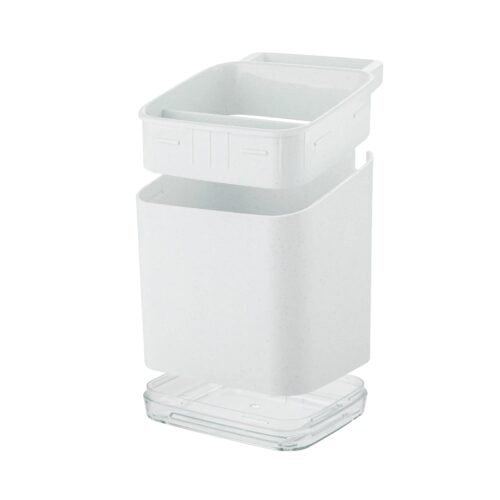Minky Kitchen Sink Tidy – Dusty Pink Plastic Organizer with Two Compartments & Removable Drip Tray 7 Minky Kitchen Sink Tidy – White Plastic Organizer with Two Compartments & Removable Drip Tray