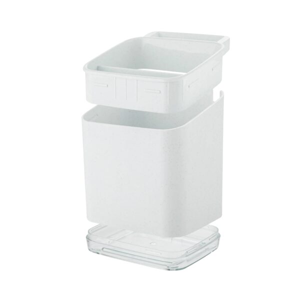 Minky Kitchen Sink Tidy – Dusty Pink Plastic Organizer with Two Compartments & Removable Drip Tray 3 Minky Kitchen Sink Tidy – White Plastic Organizer with Two Compartments & Removable Drip Tray