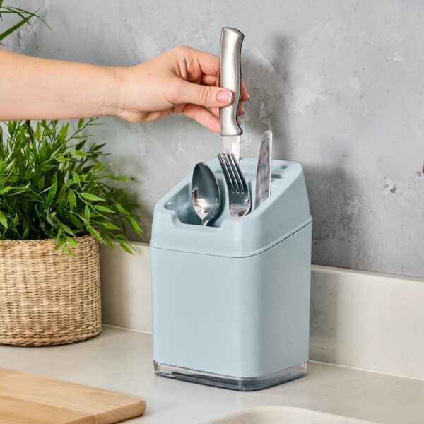 Minky Utensil Caddy – Dusty Pink, Stylish & Compact Kitchen Organiser 1 Minky Utensil Caddy – Dusty Pink, Stylish & Compact Kitchen Organiser