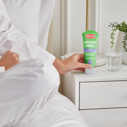 O’Keeffe’s Working Hands Overnight Relief Cream 80ml Tube – Intensive Moisturizer for Dry, Cracked Skin