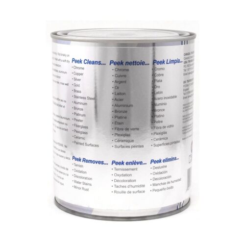 Peek Metal Polish 1000ml Tin – Multi-Purpose Cleaning & Polishing Paste for All Metals 8 Peek Metal Polish 1000ml Tin – Multi-Purpose Cleaning & Polishing Paste for All Metals
