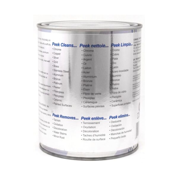 Peek Metal Polish 1000ml Tin – Multi-Purpose Cleaning & Polishing Paste for All Metals 1 Peek Metal Polish 1000ml Tin – Multi-Purpose Cleaning & Polishing Paste for All Metals