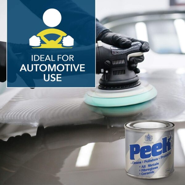 Peek Metal Polish 250ml Tin – Multi-Purpose Cleaning & Polishing Paste for All Metals 2 Peek Metal Polish 250ml Tin – Multi-Purpose Cleaning & Polishing Paste for All Metals
