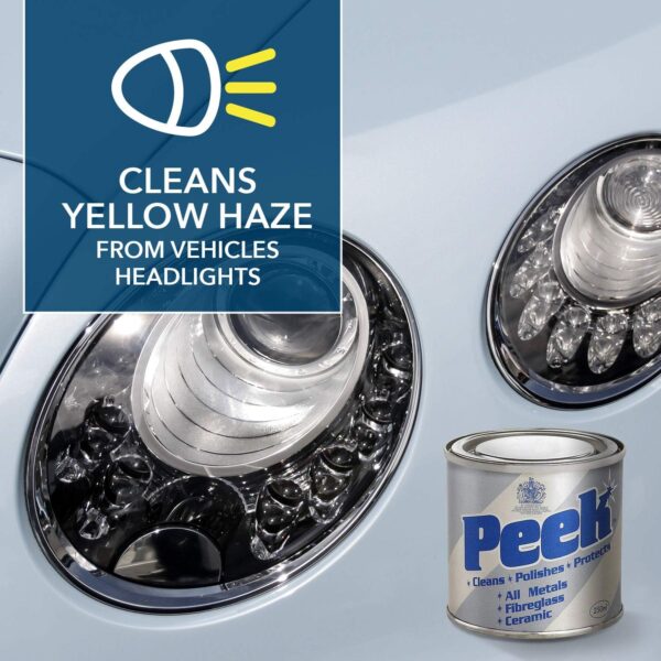Peek Metal Polish 250ml Tin – Multi-Purpose Cleaning & Polishing Paste for All Metals 4 Peek Metal Polish 250ml Tin – Multi-Purpose Cleaning & Polishing Paste for All Metals