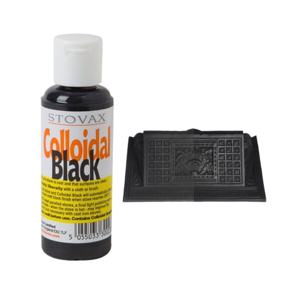 Stovax Colloidal Black 100ml – Stove & Fireplace Polish for Cast Iron, Grates & Firebacks 1 Stovax Colloidal Black 100ml – Stove & Fireplace Polish for Cast Iron, Grates & Firebacks