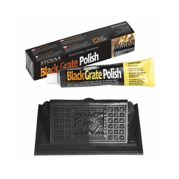 Stovax Black Grate Graphite Polish 75ml – Restores & Protects Cast Iron Fireplaces, Stoves & Grates 1 Stovax Black Grate Graphite Polish 75ml – Restores & Protects Cast Iron Fireplaces, Stoves & Grates