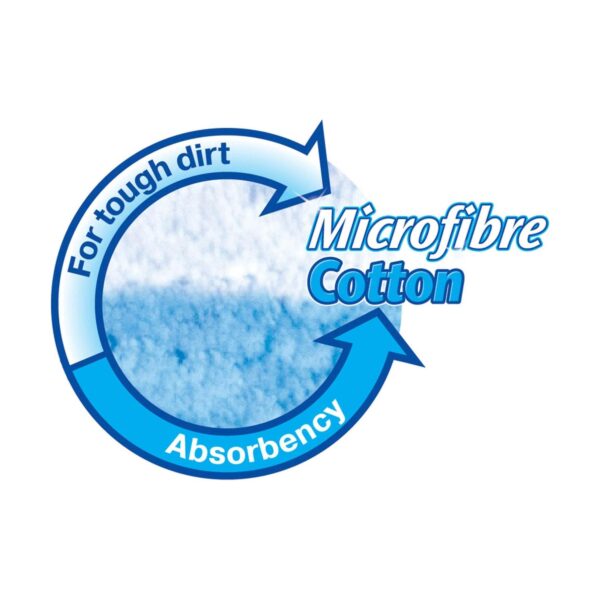 Vileda Active Max Microfibre Floor Mop – Extra Wide Head for Streak-Free Cleaning on Hard Floors 7 Vileda Active Max Microfibre Floor Mop – Extra Wide Head for Streak-Free Cleaning on Hard Floors
